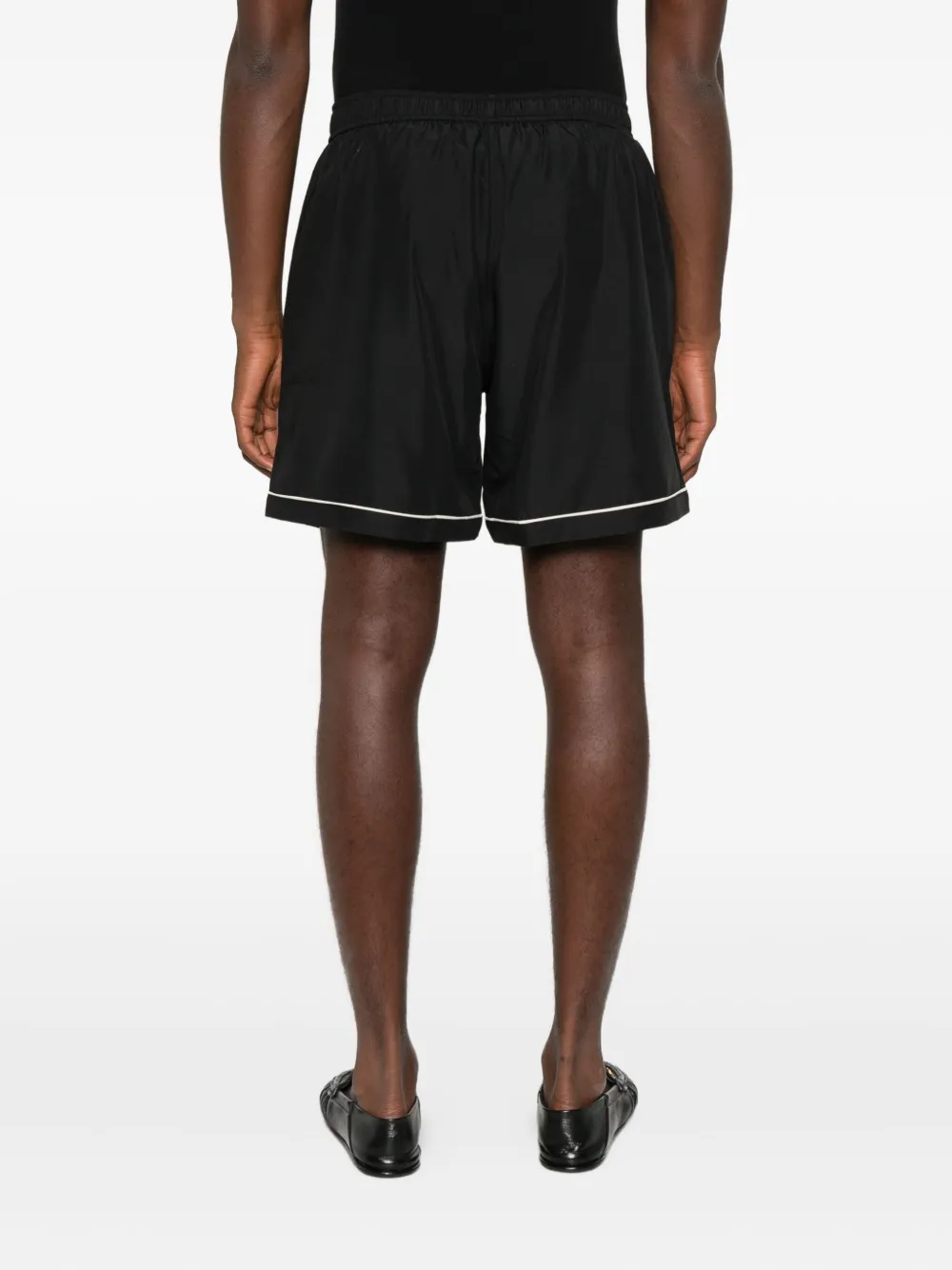 AMIRI Shorts met logoprint Zwart