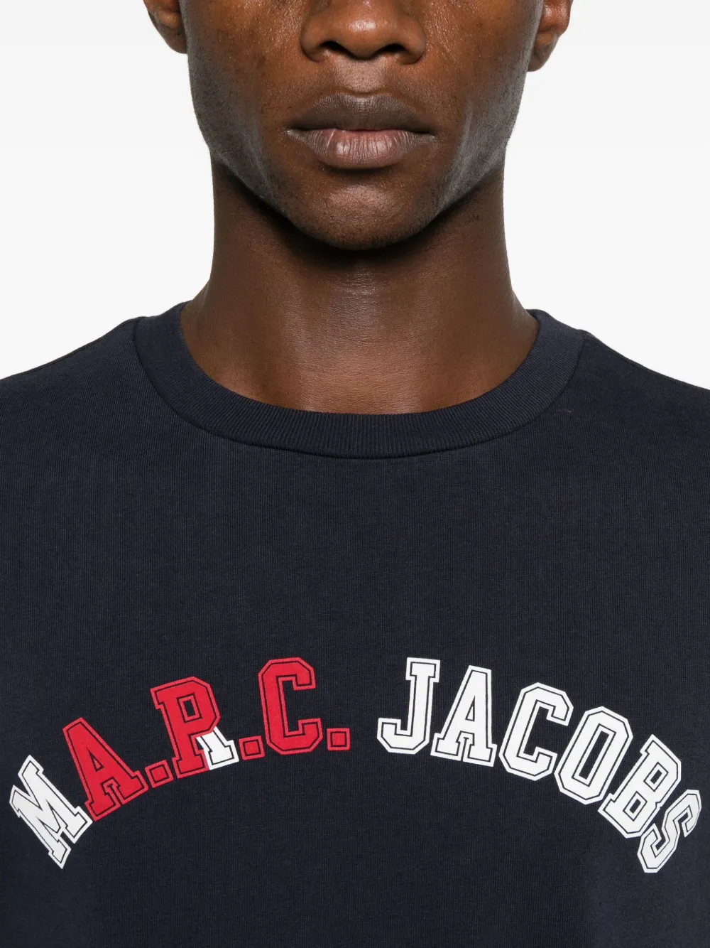A.P.C. x Marc Jacobs T-shirt met logoprint Blauw