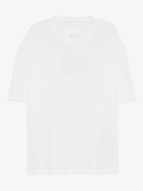 Maison Margiela playera cuello redondo