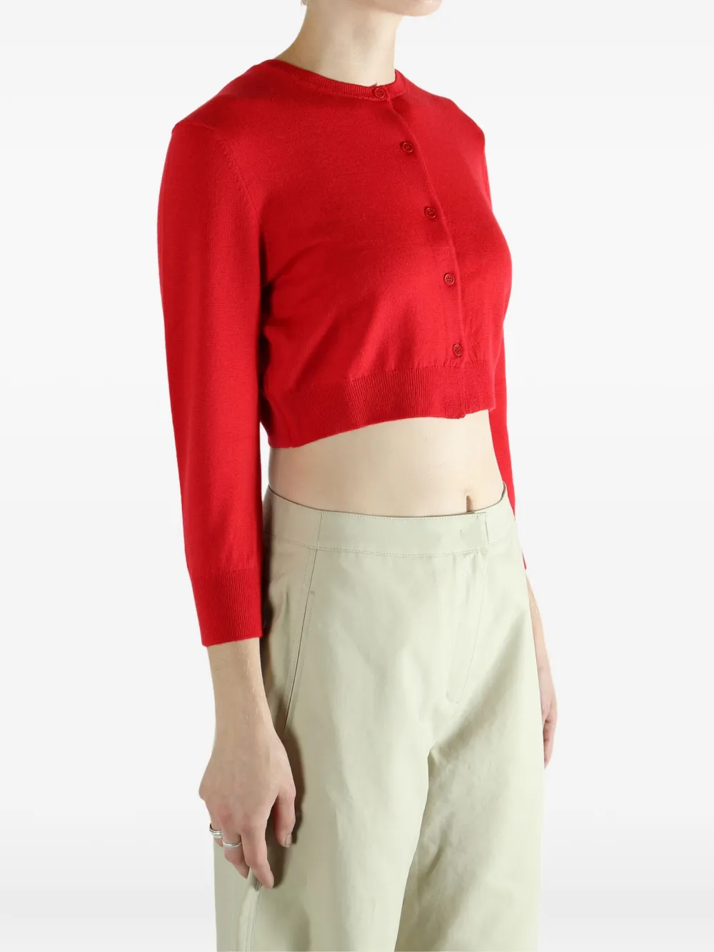 Amomento Round-neck Sweater In Red