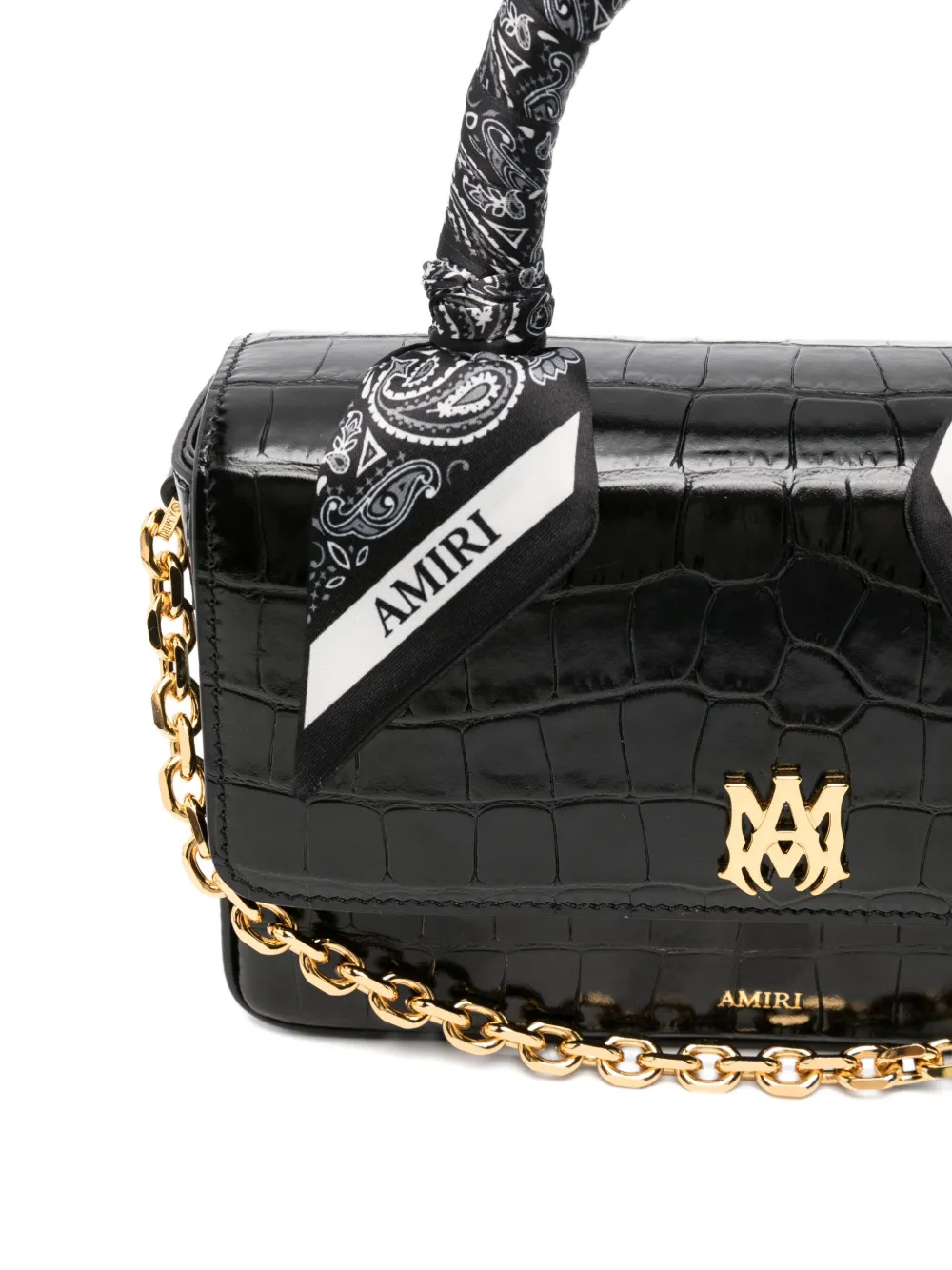 AMIRI Shopper met kettingband en handvat Zwart