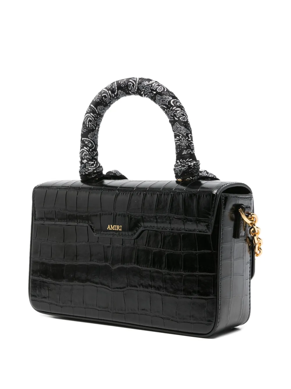 AMIRI Shopper met kettingband en handvat Zwart