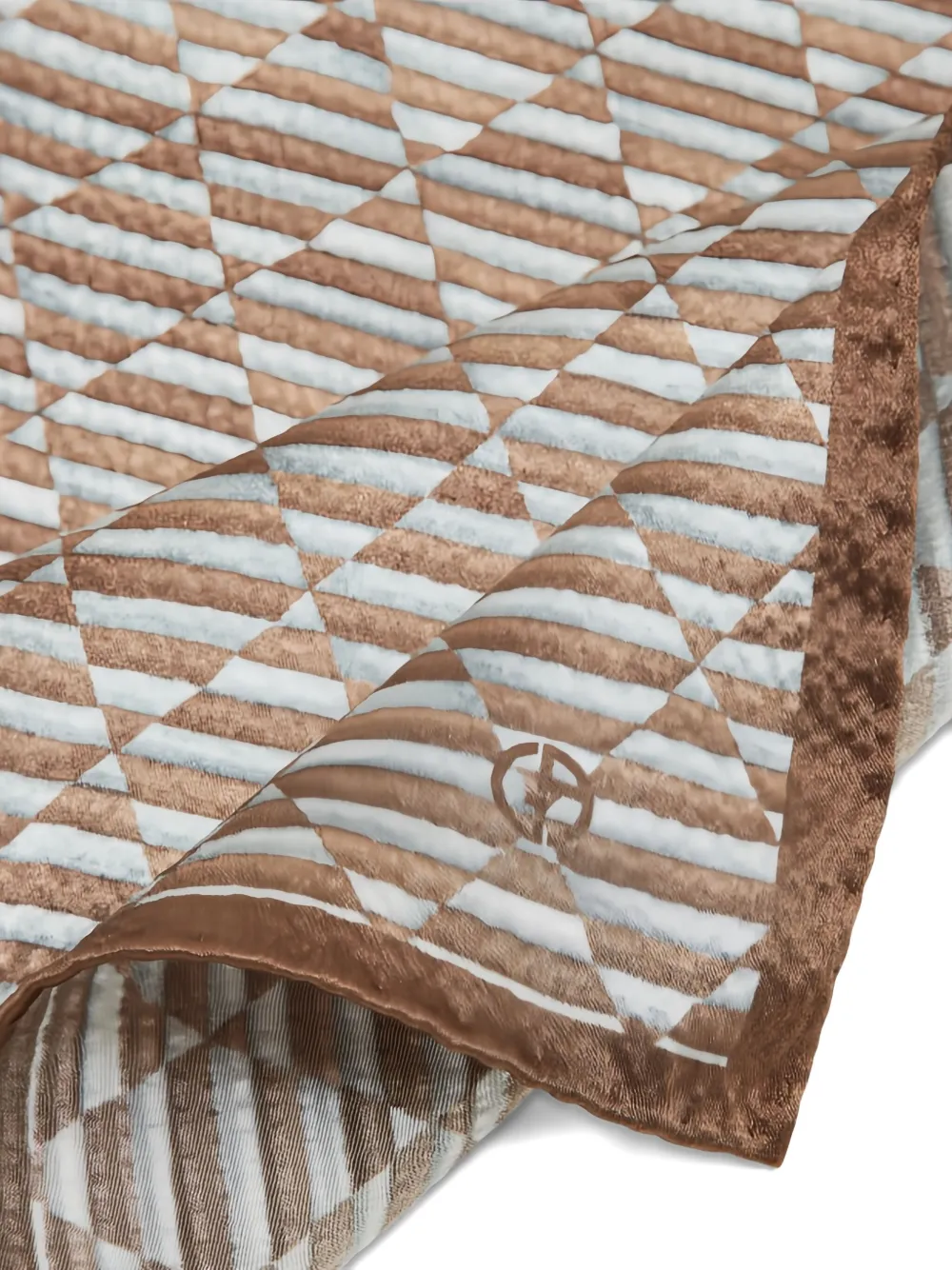 Giorgio Armani pañuelo de bolsillo con estampado geométrico | Image 2