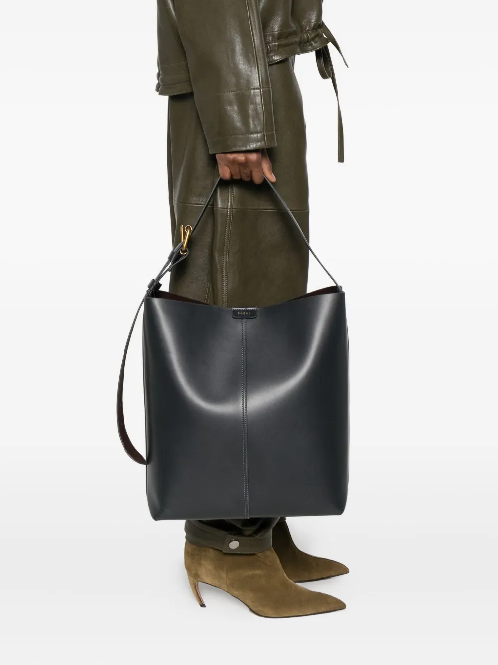 Soeur Leather Tote Bag