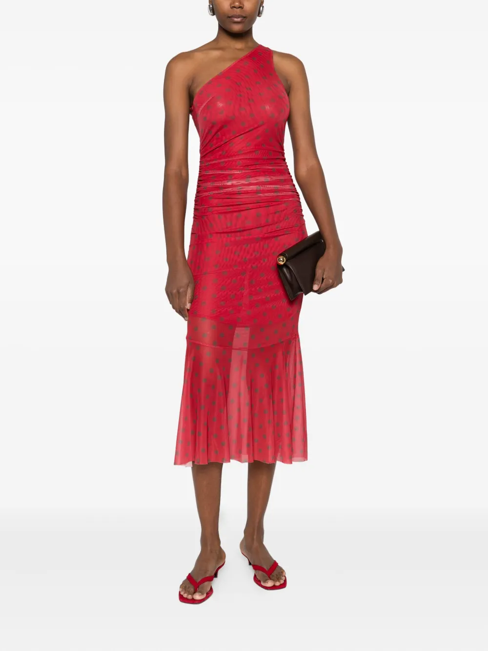 House of Sunny ruched polka-dot dress | Cocktail & Party Dresses | Image 2