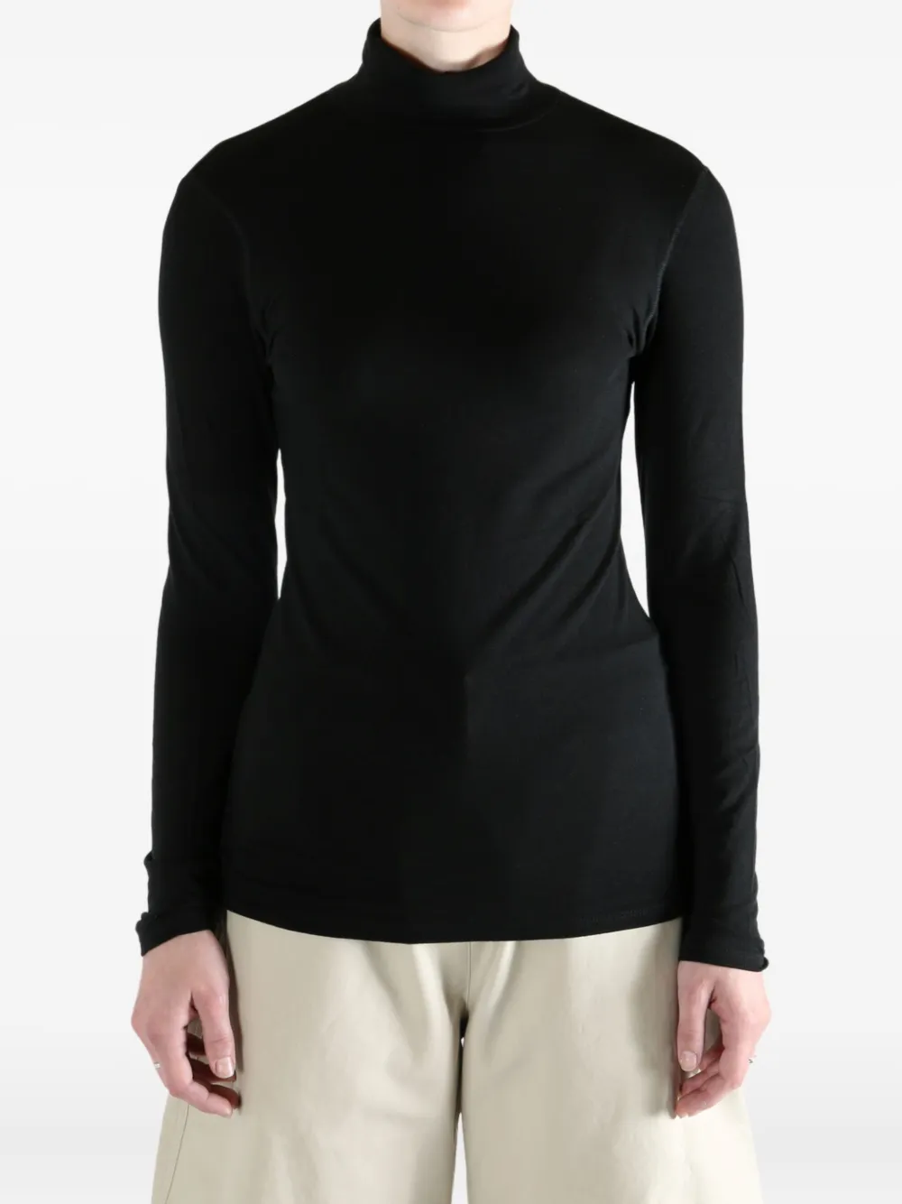Amomento Long-sleeve Top In Black