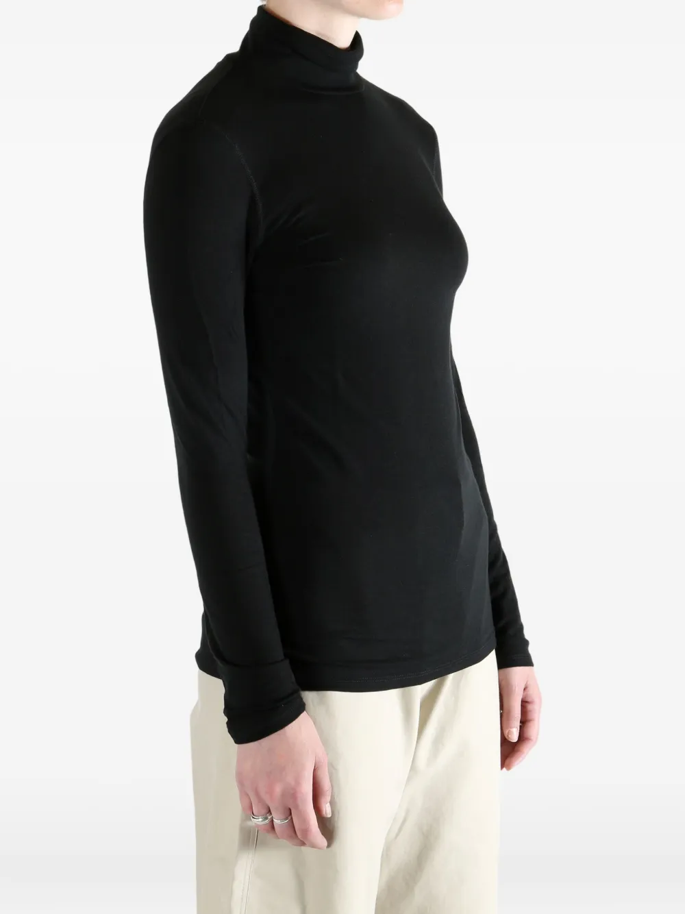 Amomento Long-sleeve Top In Black