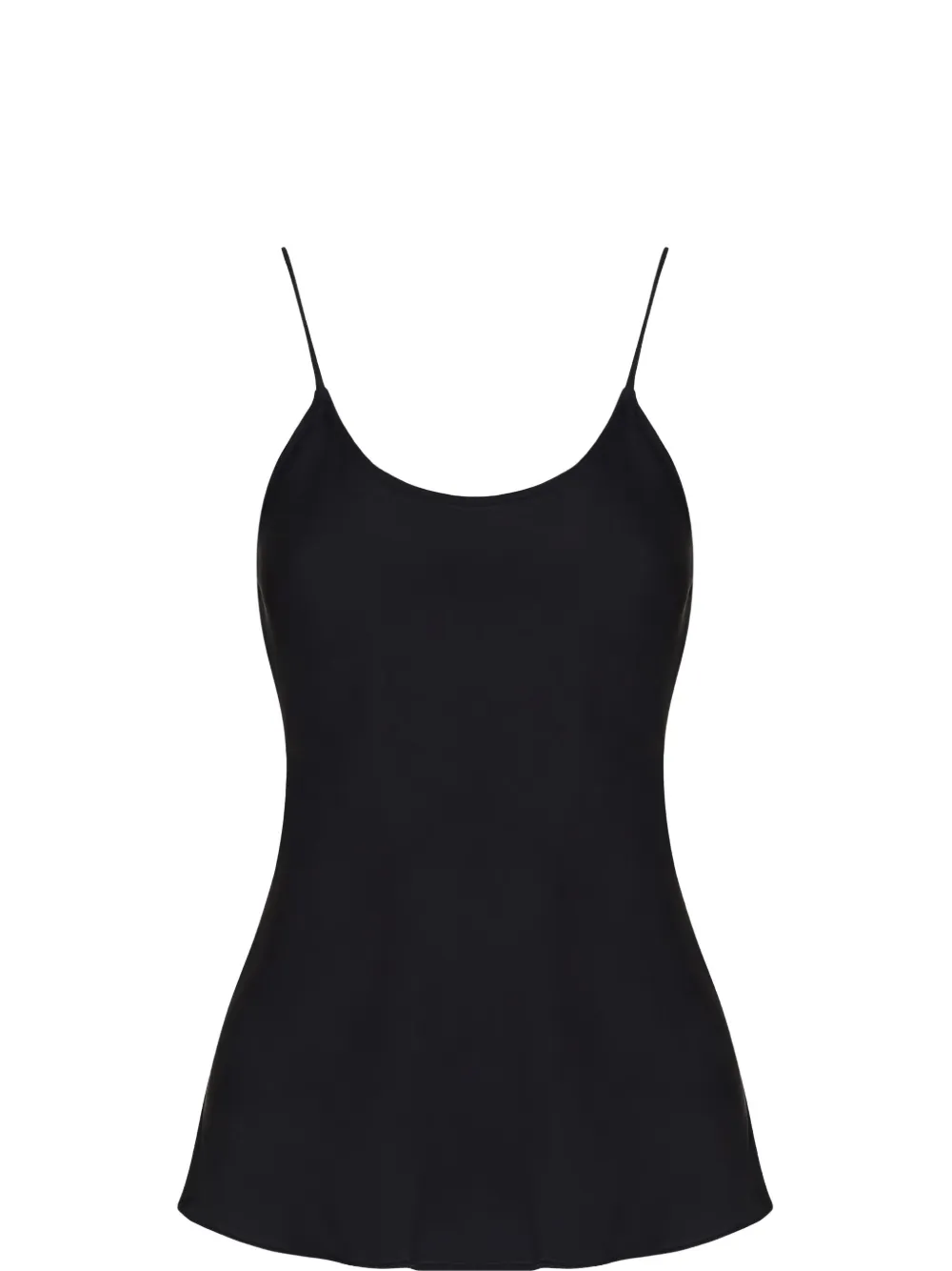 Giorgio Armani Spaghetti-strap Top In Black