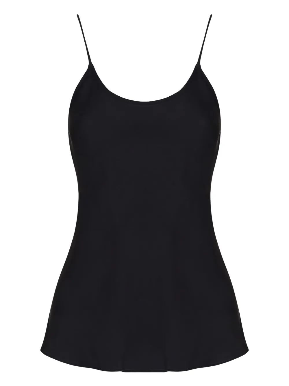 Giorgio Armani Spaghetti-strap Top In Black