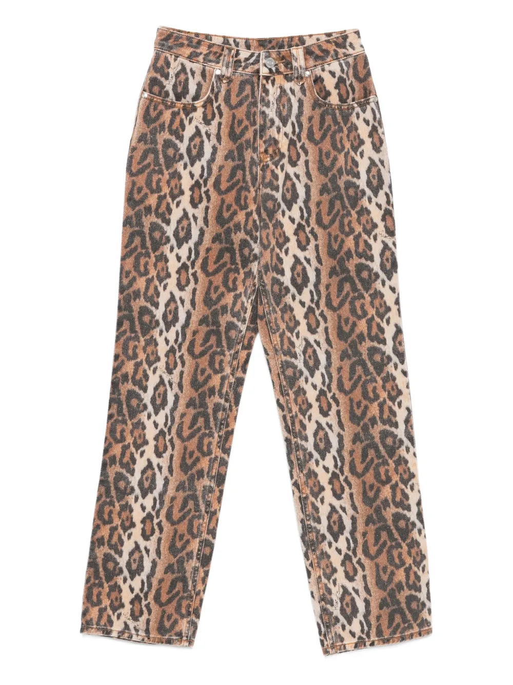 House of Sunny animal-print jeans | Brown | Image 1