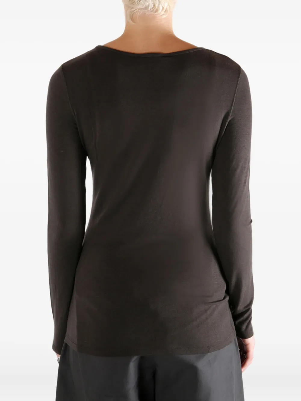 Amomento Long-sleeve Top In Gray