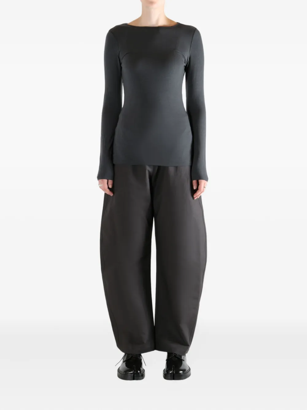 Amomento Long-sleeve Top In Gray