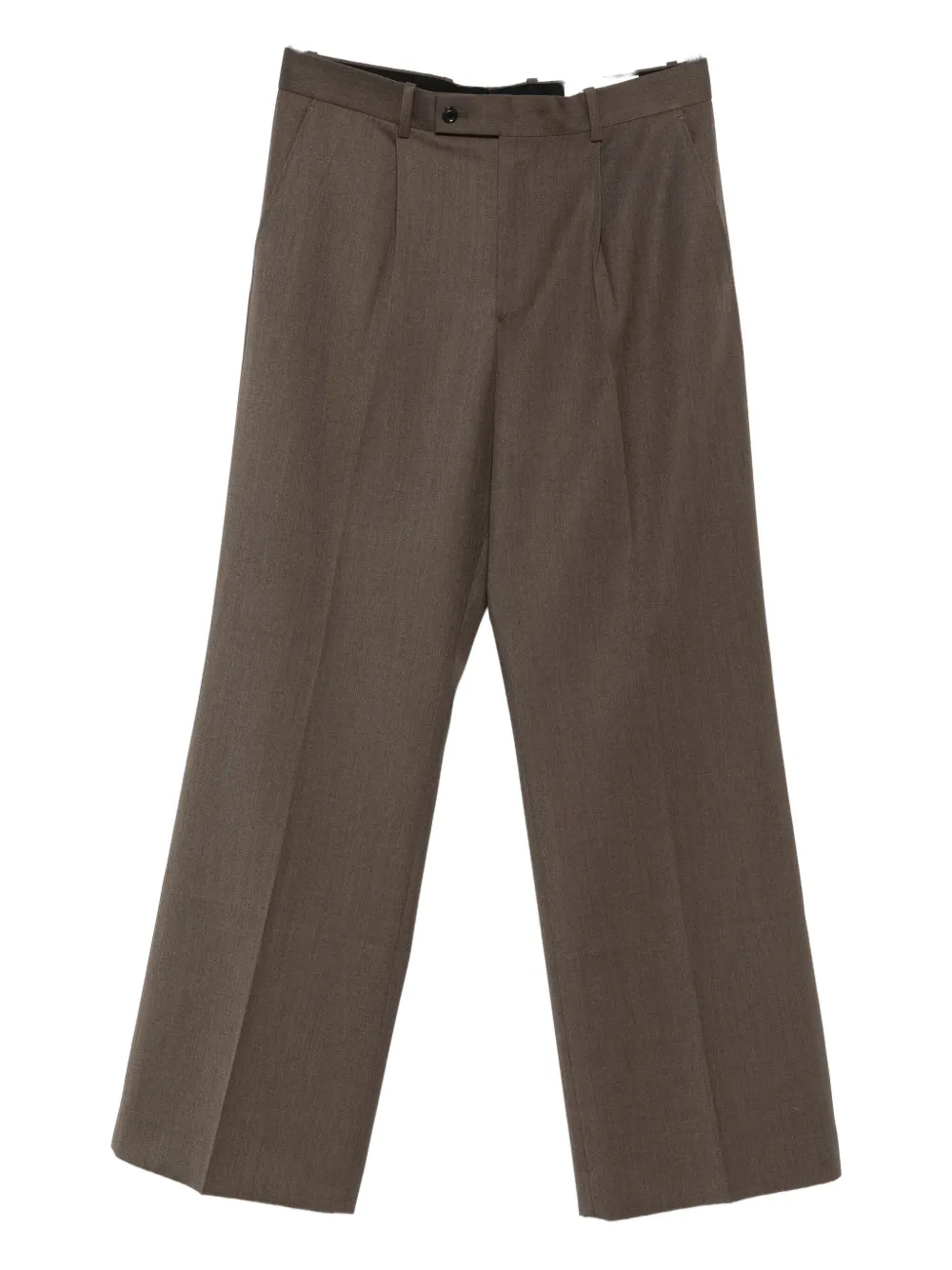 Tonywack Pleated Pants In Brown