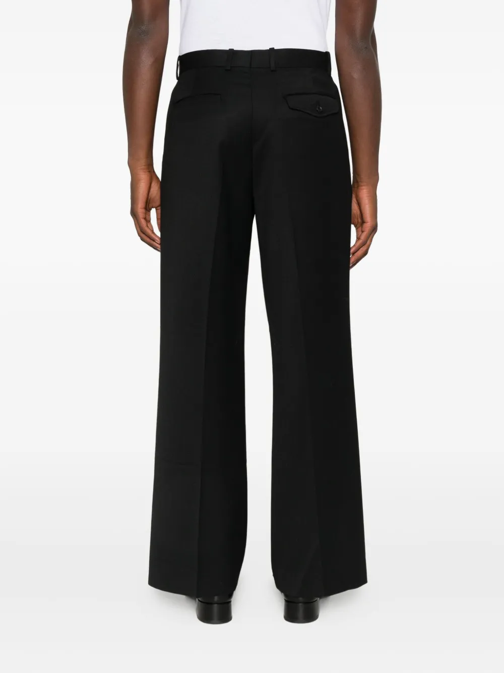 Tonywack Pleated Tailored Trousers In Black