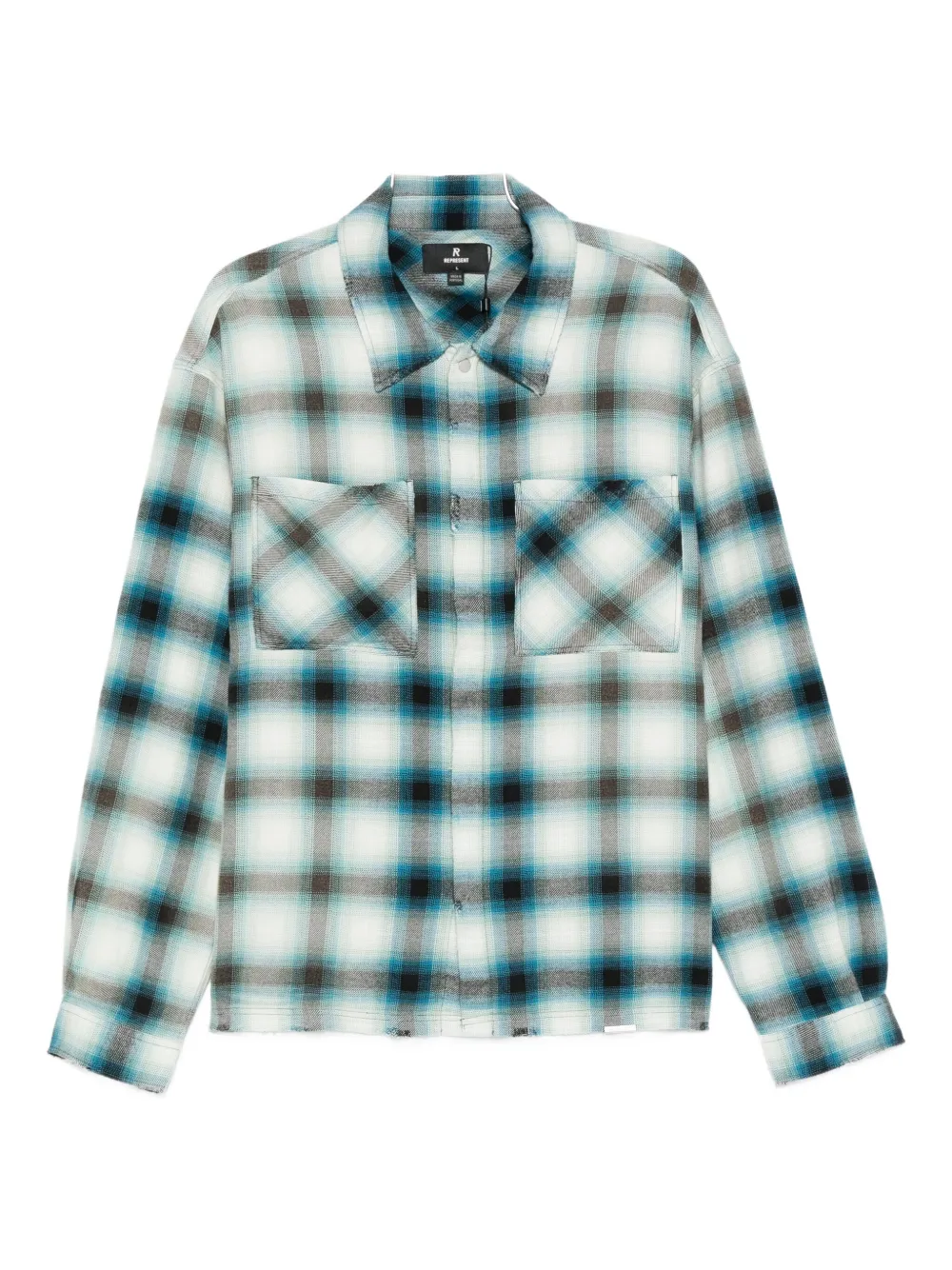 Represent plaid shirt | White | Image 1