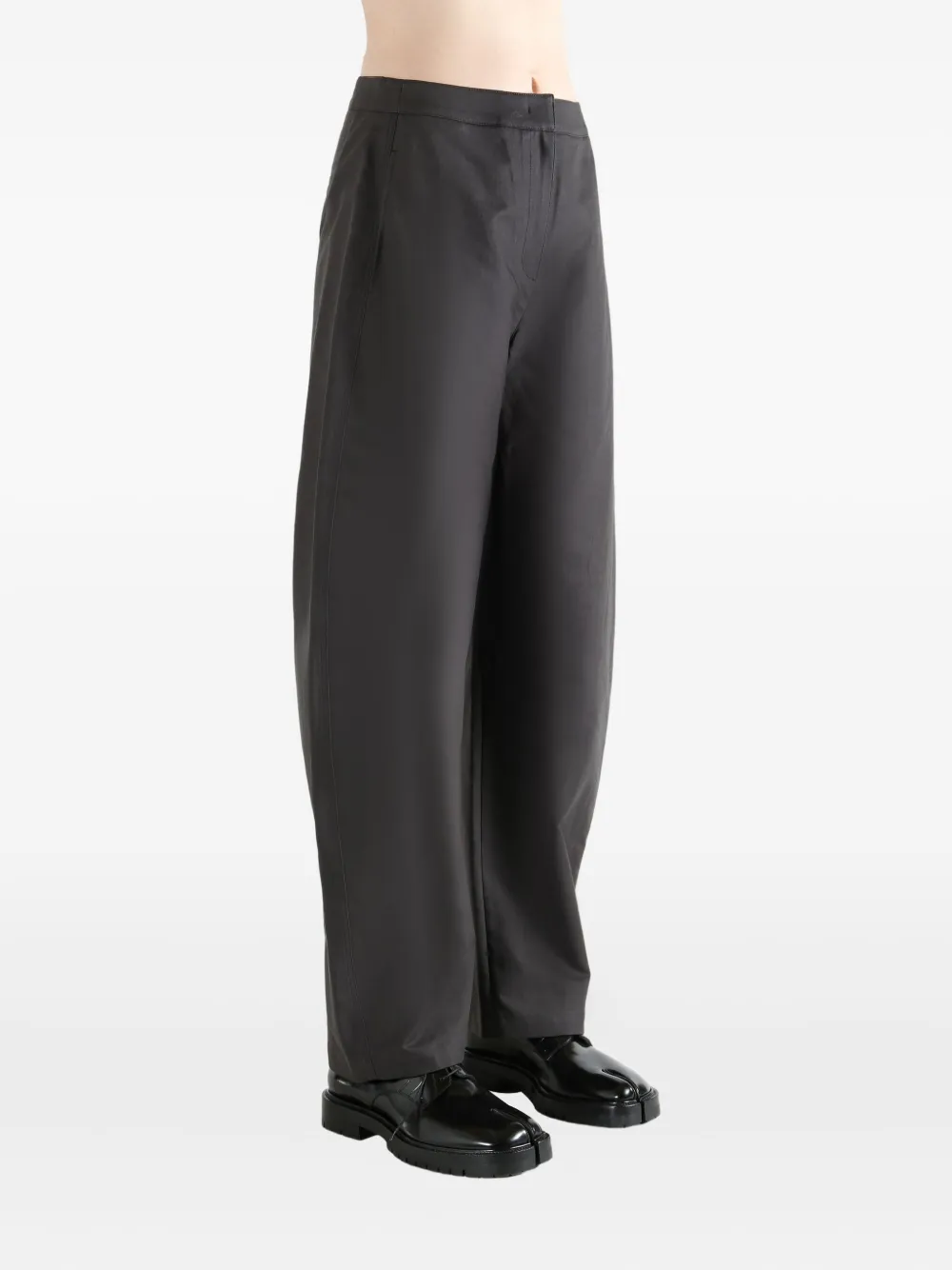 Amomento Katoenen broek Grijs