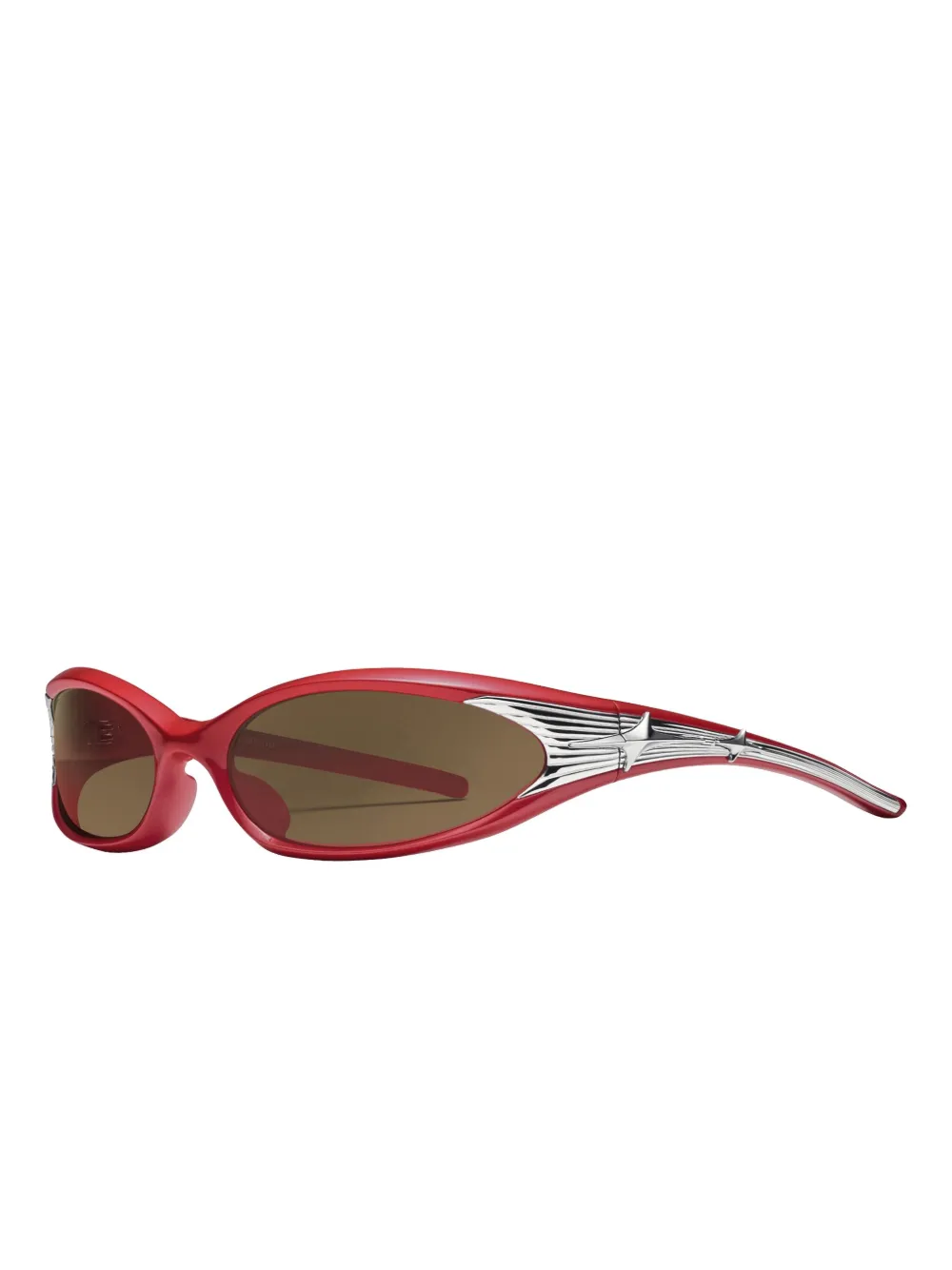 Gentle Monster M87 R6 zonnebril met geometrisch montuur - Rood