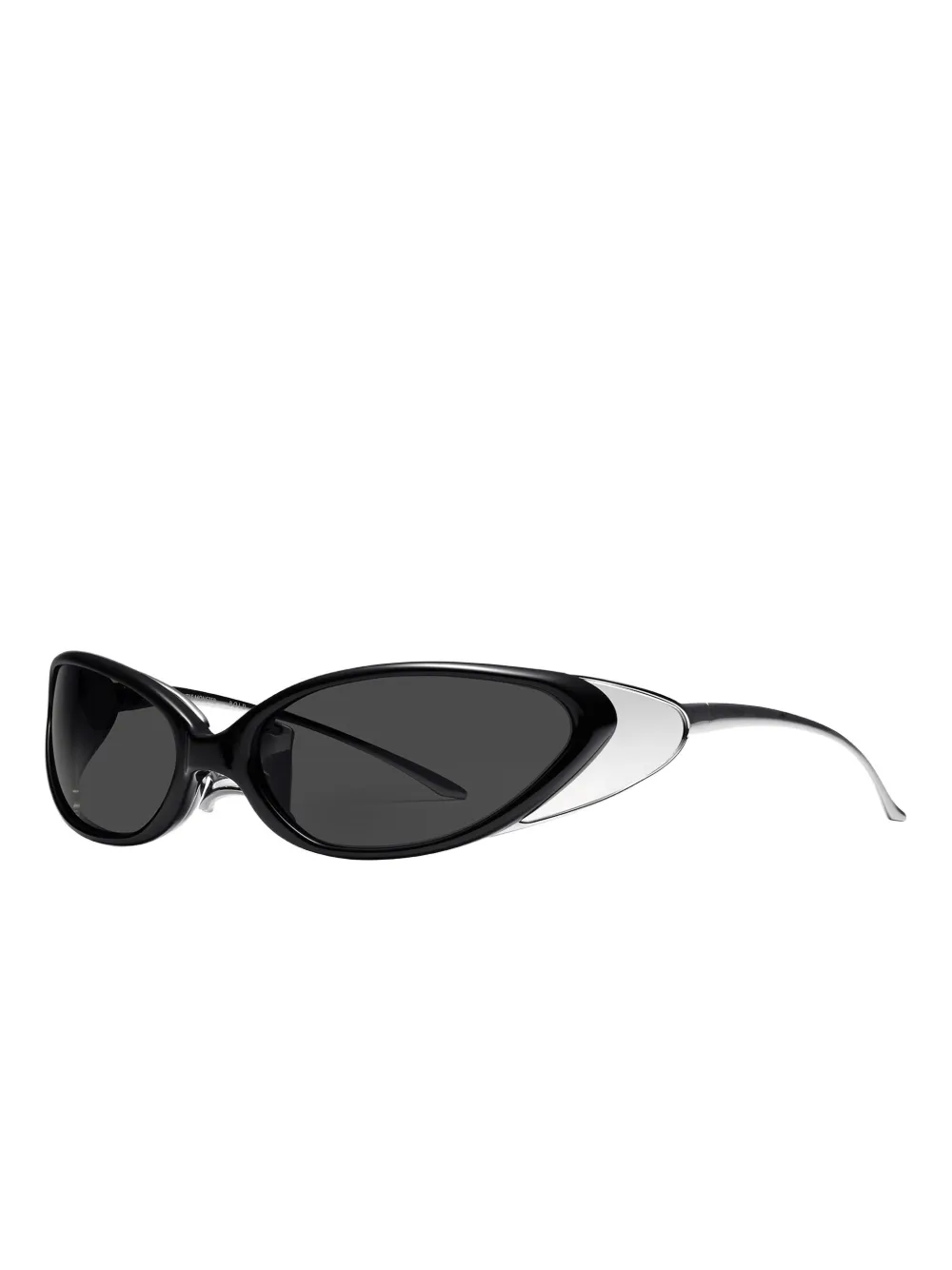 Gentle Monster Noiz Veil 01 zonnebril met geometrisch montuur - Zwart