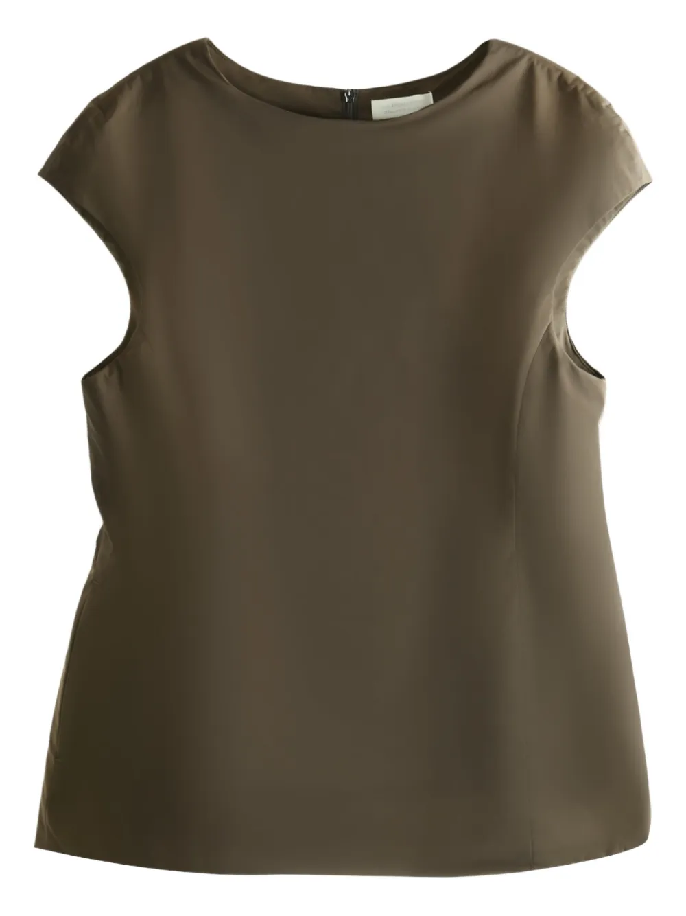 Amomento Cap-sleeve Top In Green