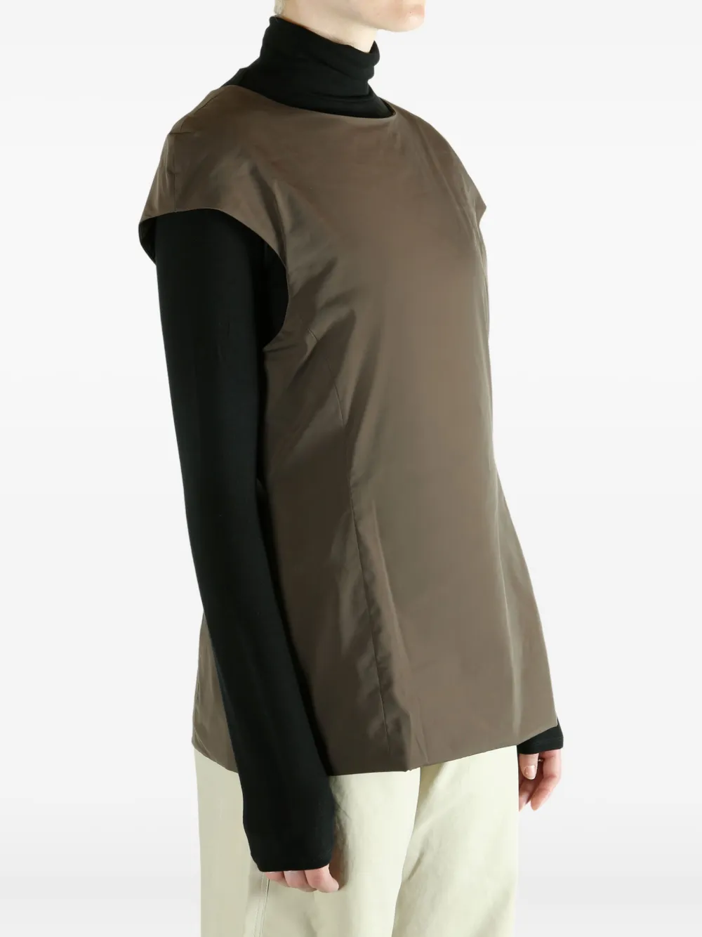 Amomento Cap-sleeve Top In Green