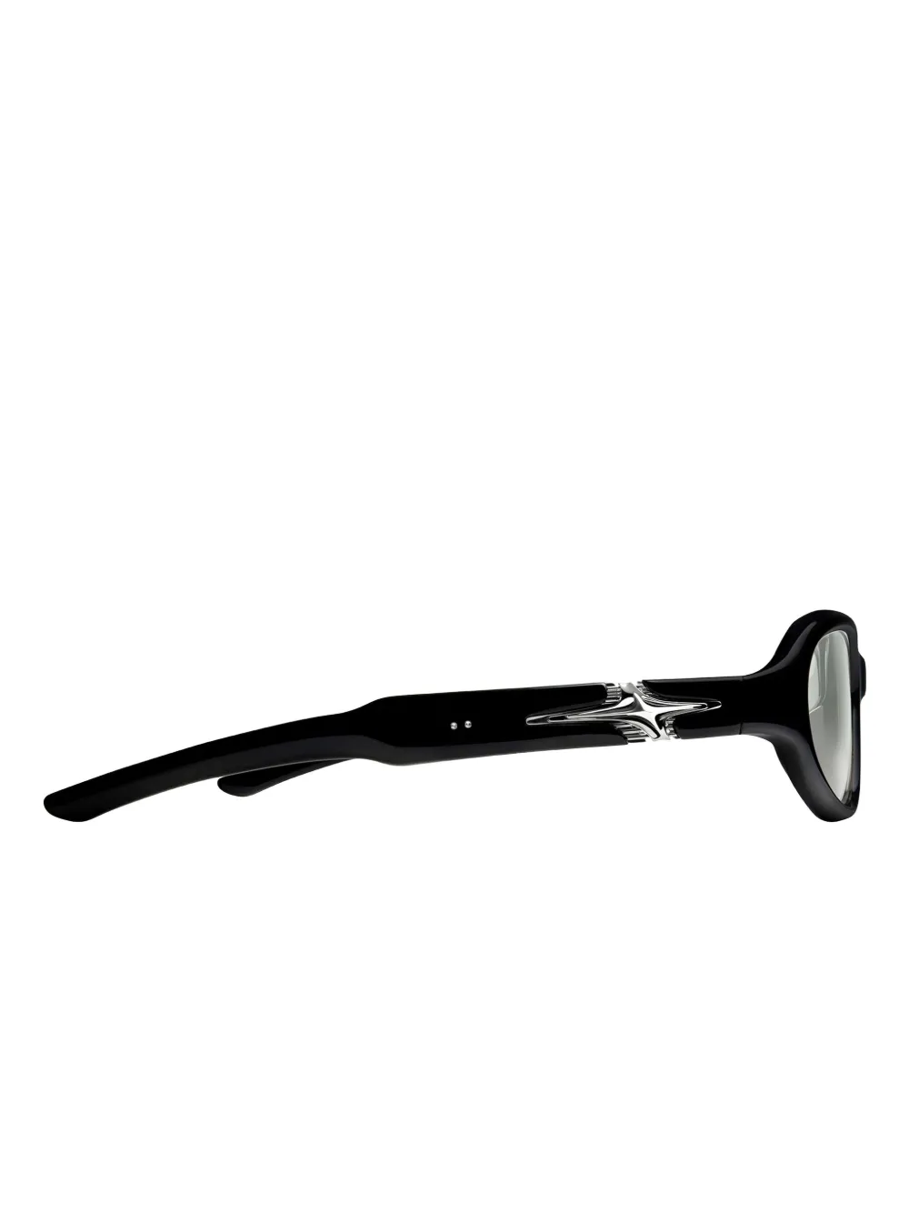 Gentle Monster Soma 01 bril verfraaid met ster Zwart