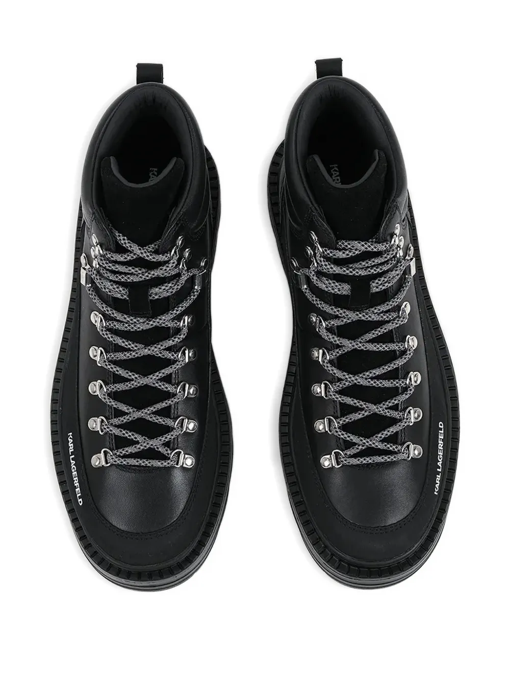 Karl Lagerfeld Miles Boots In Black