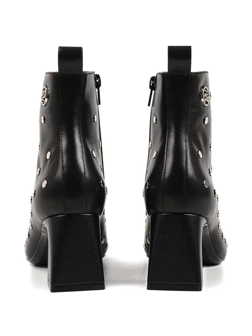 Karl Lagerfeld Enkellaarzen met studs Zwart