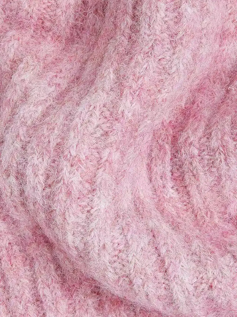 Karl Lagerfeld Ikon Knit Scarf In Pink
