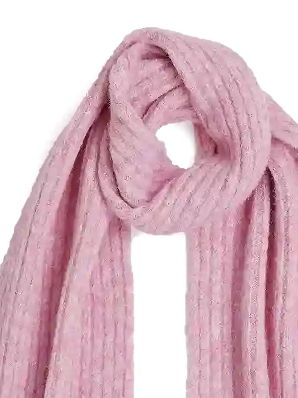 Karl Lagerfeld Ikon knit scarf - Roze
