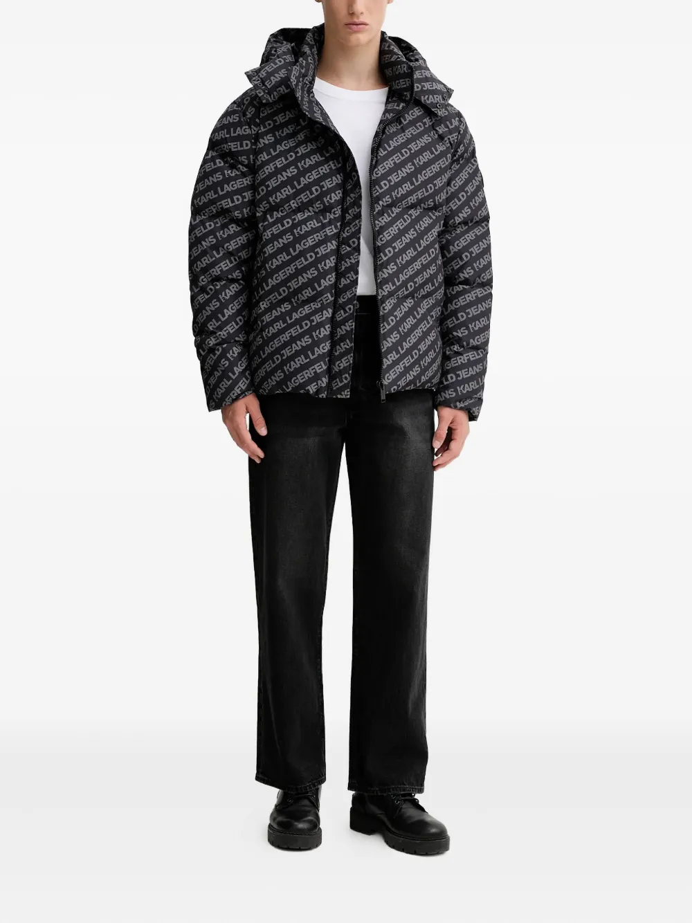 Karl Lagerfeld Jeans logo-padded jacket | Down Jackets | Image 2