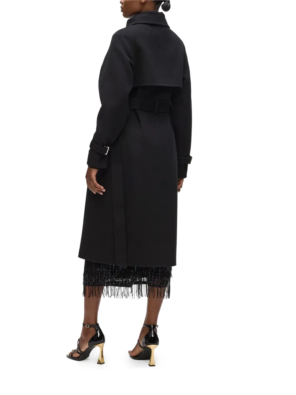 Karl Lagerfeld Jas met ceintuur Zwart