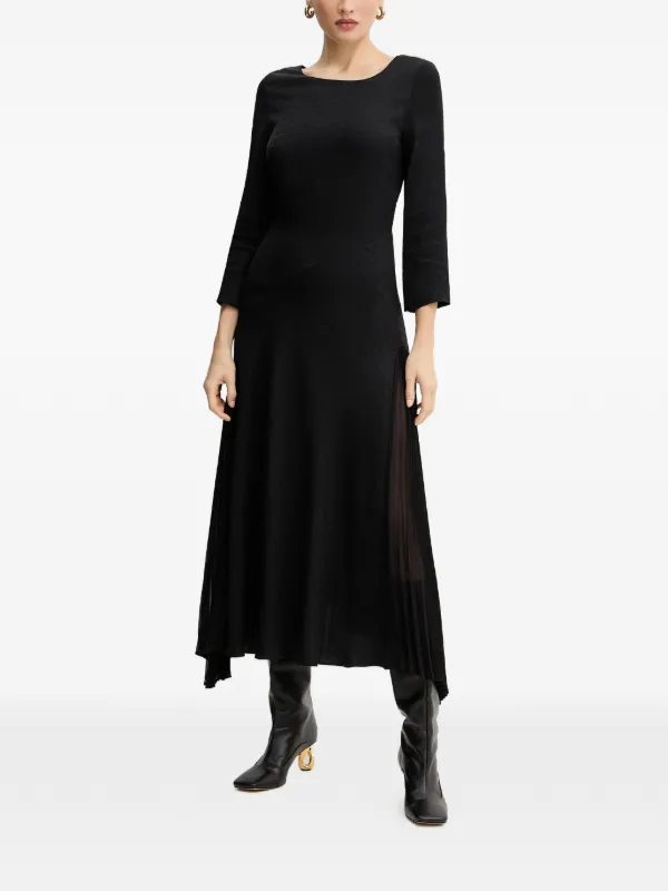 ladies silk night dress SilkSilky Women's 100% Mulberry Spaghetti Strap V-neck Midi Nightgown, Wine / S slit hem for ease meilun Long Sleeve Sequin colour: yellow-lemon-print-waist-cut-out-frill-hem-midi-dress Size:Rope