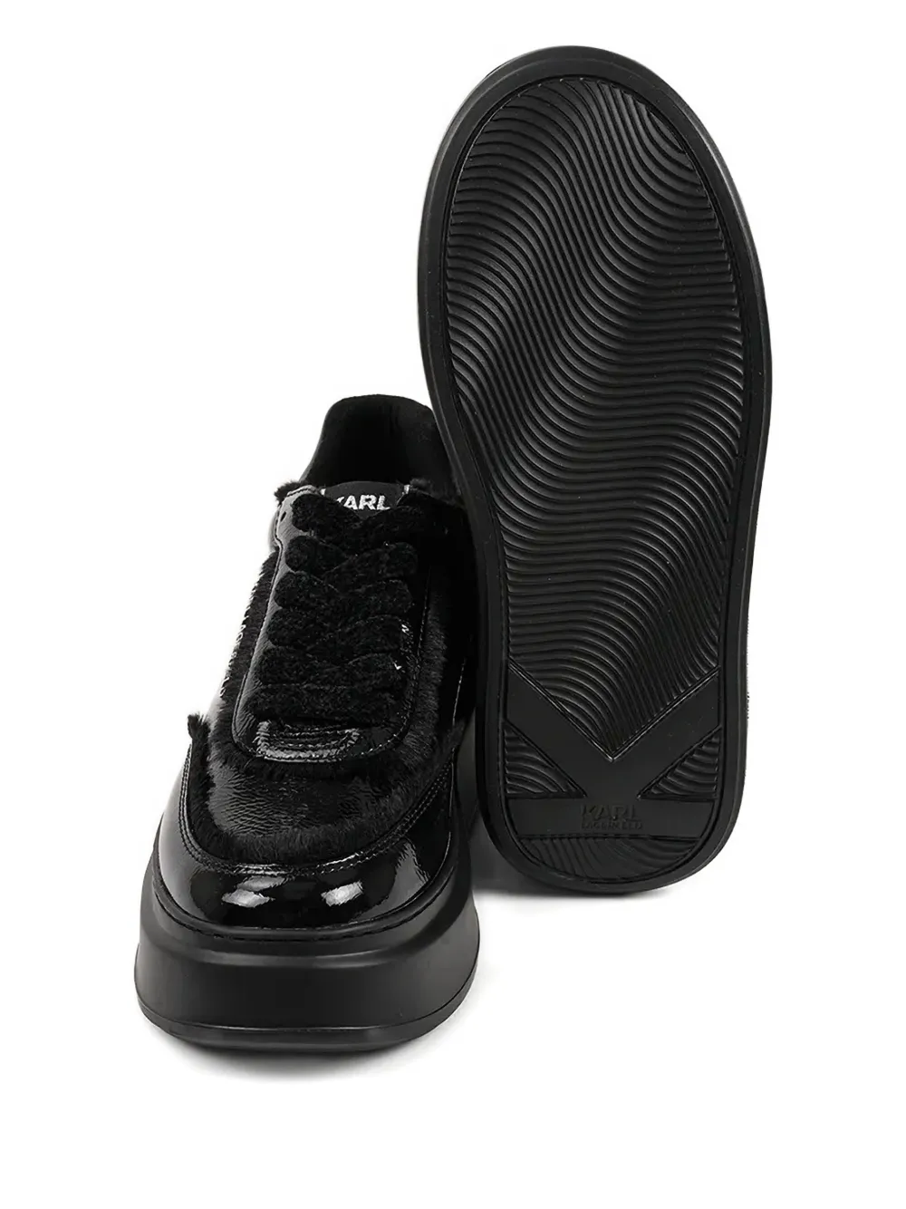 Karl Lagerfeld Platform Sneakers In Black