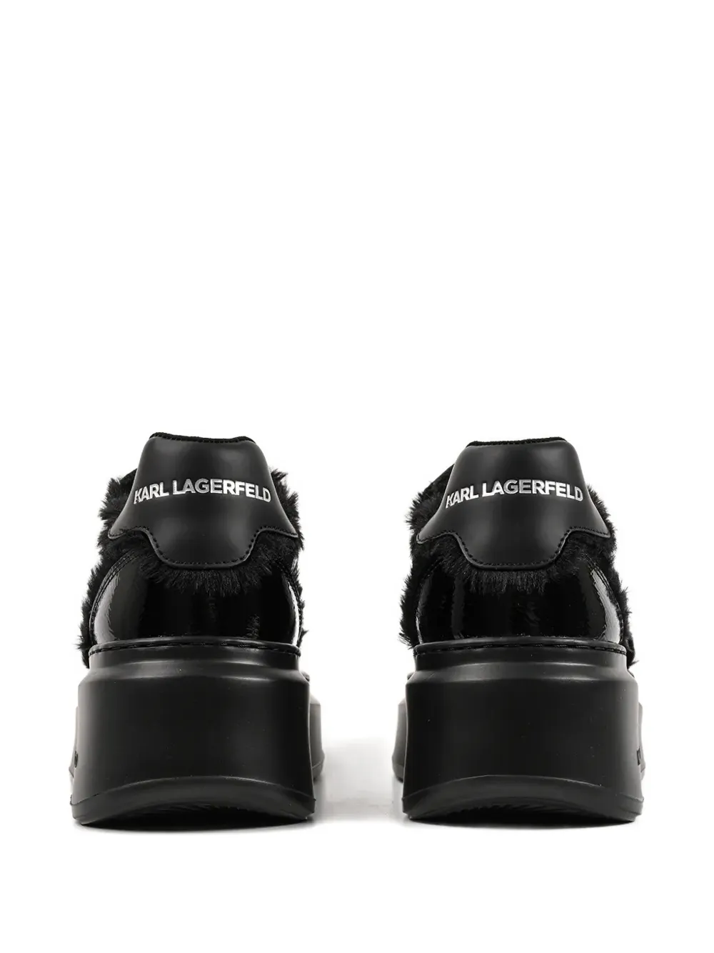 Karl Lagerfeld Platform Sneakers In Black