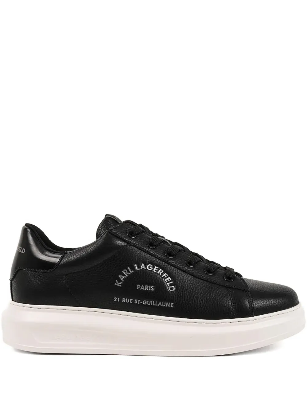 Karl Lagerfeld logo-print sneakers | Black | Image 1