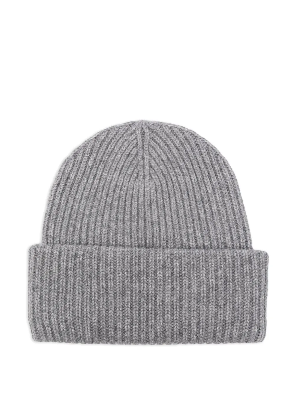 MC2 Saint Barth logo-appliqué ribbed beanie - Grijs