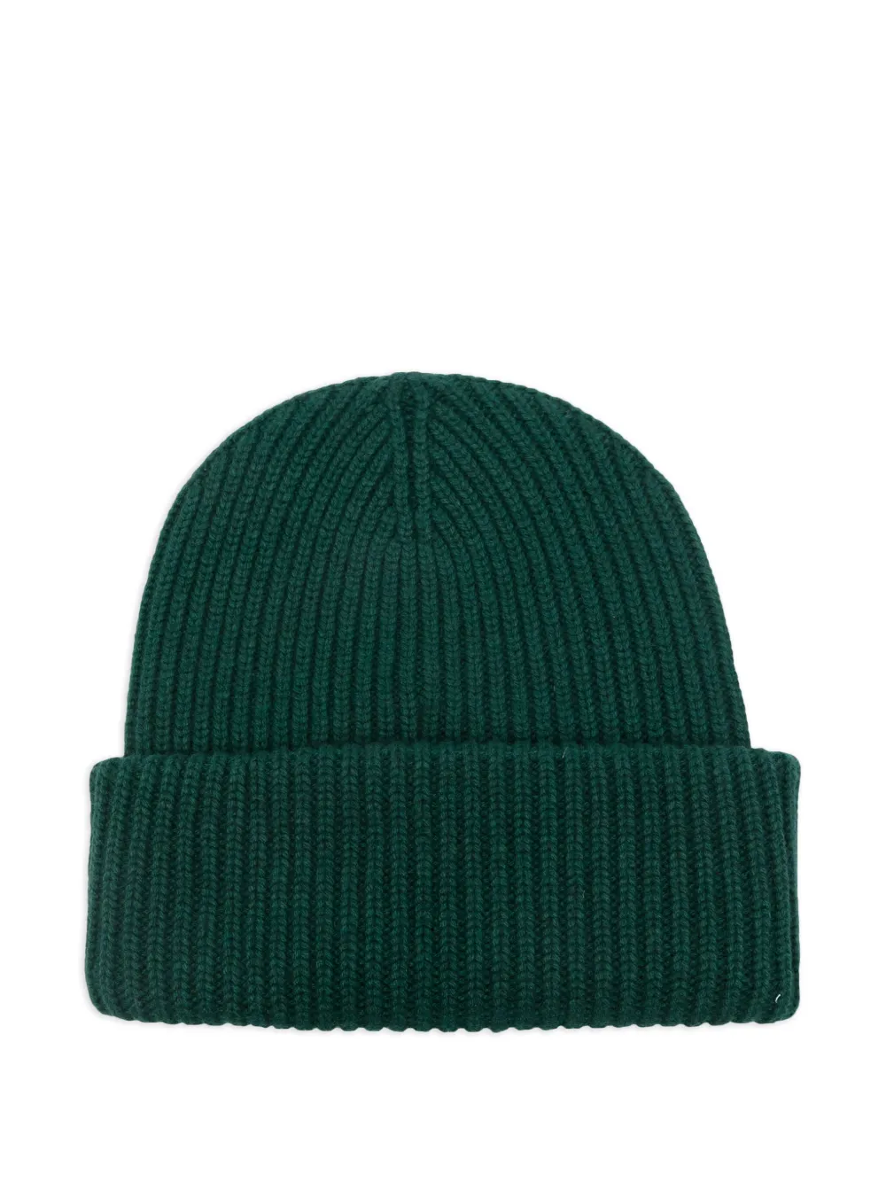 MC2 Saint Barth logo-appliqué ribbed beanie - Groen