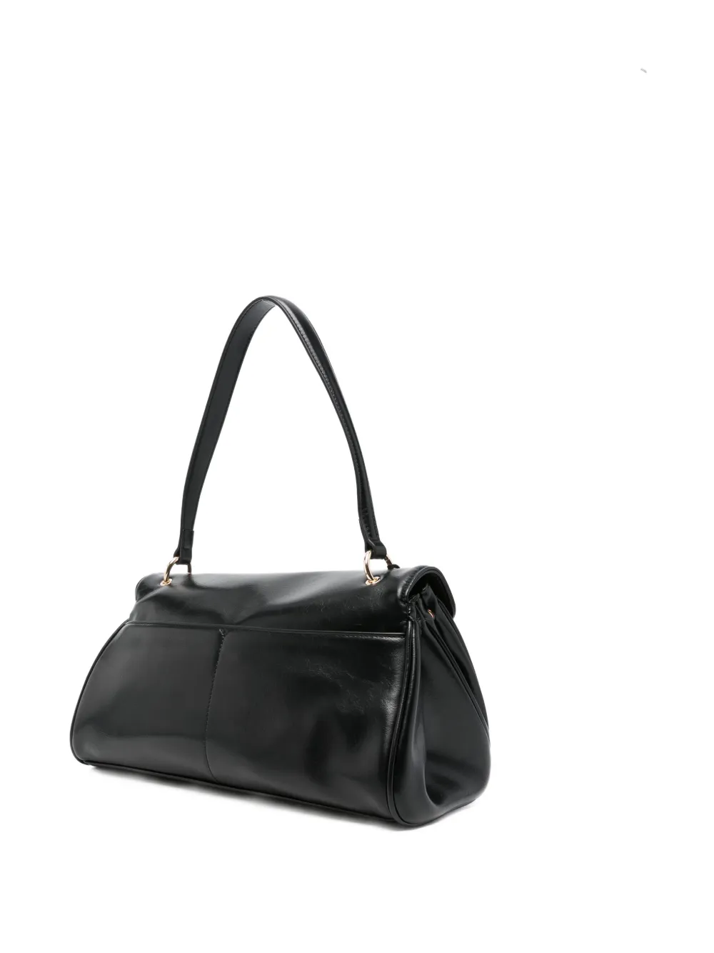 TWINSET logo-plaque tote bag - Zwart