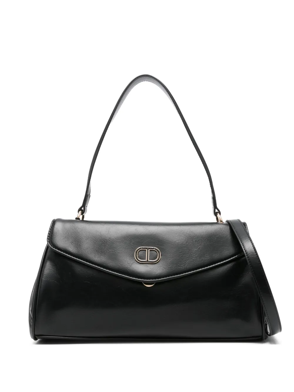 TWINSET logo-plaque tote bag - Nero