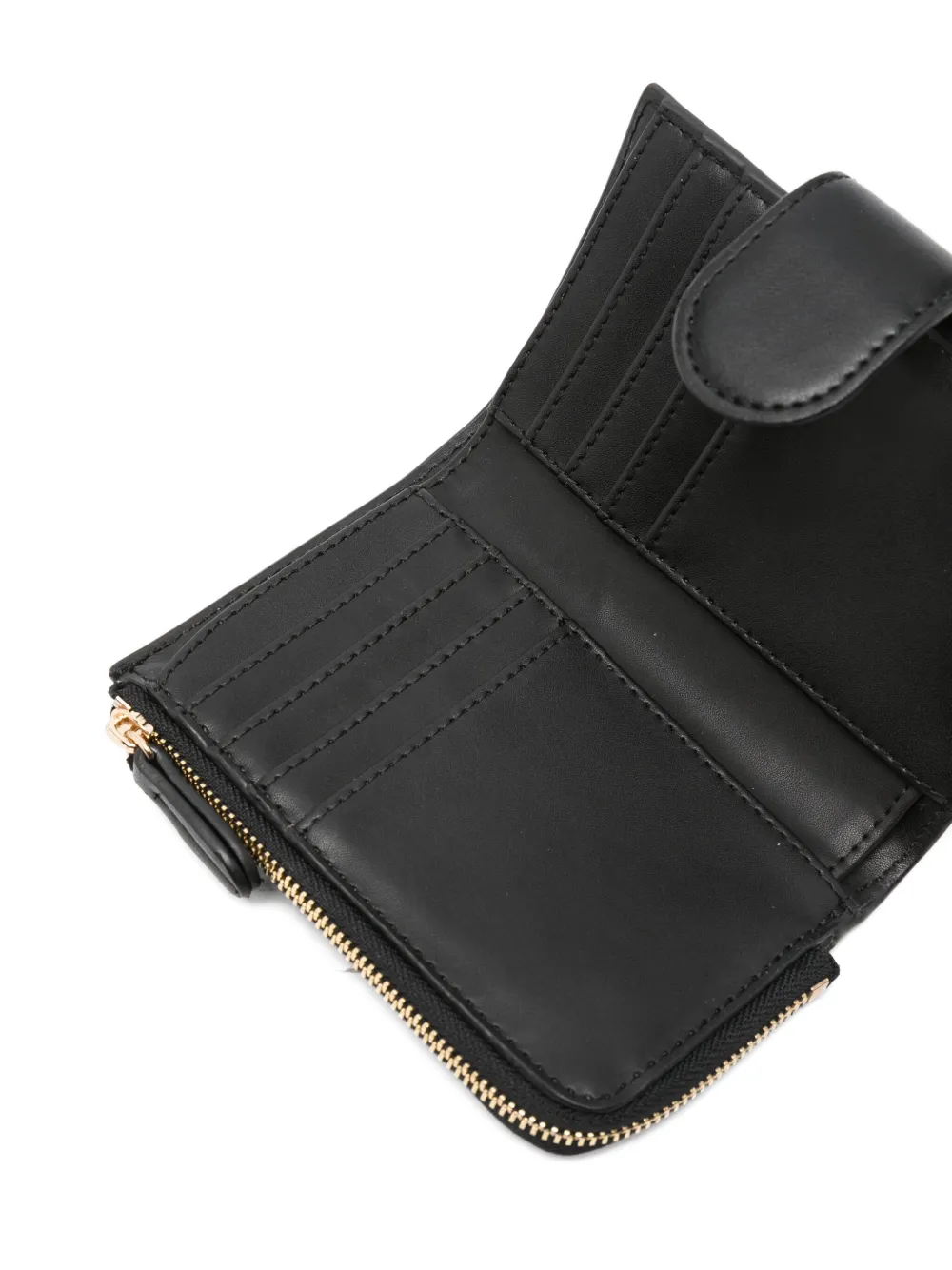 Twinset Logo-appliqué Wallet In Black