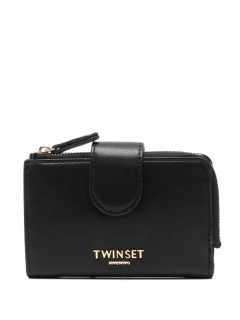 TWINSET logo-appliqué wallet