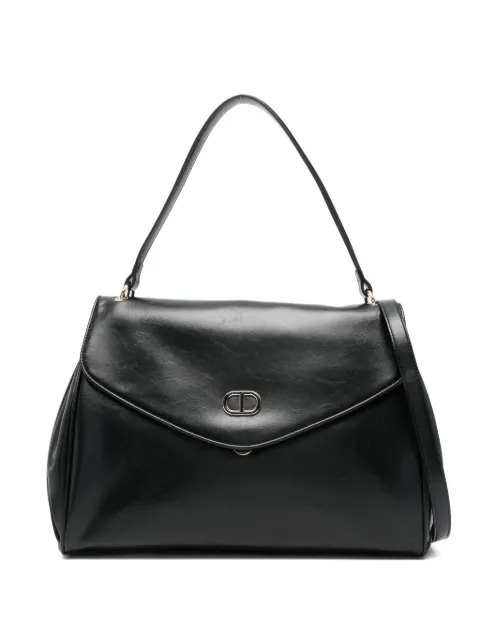 TWINSET logo-plaque tote bag