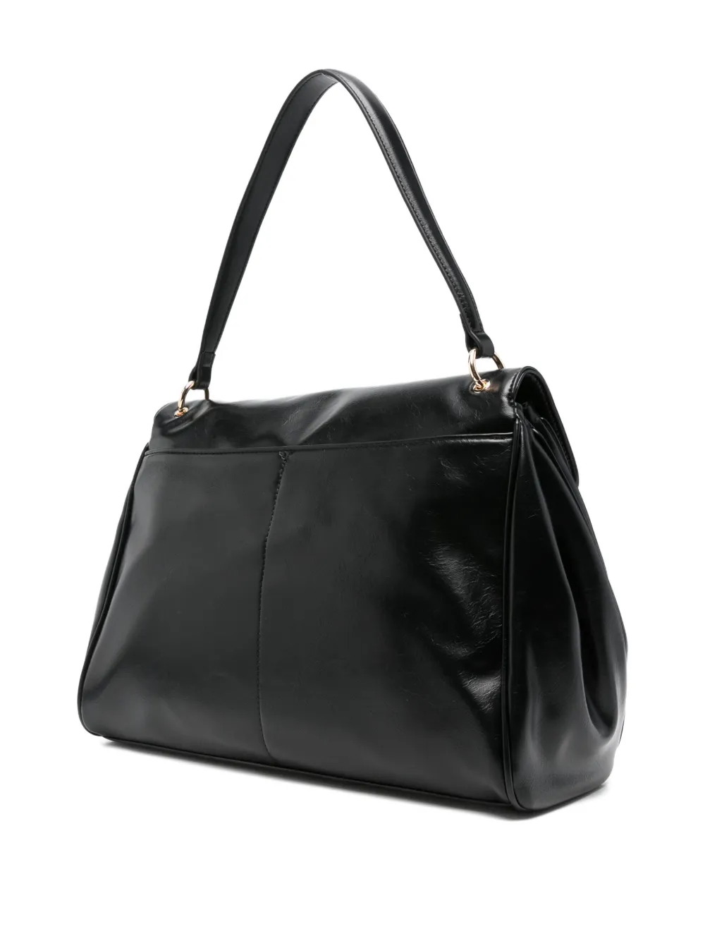 TWINSET logo-plaque tote bag - Zwart