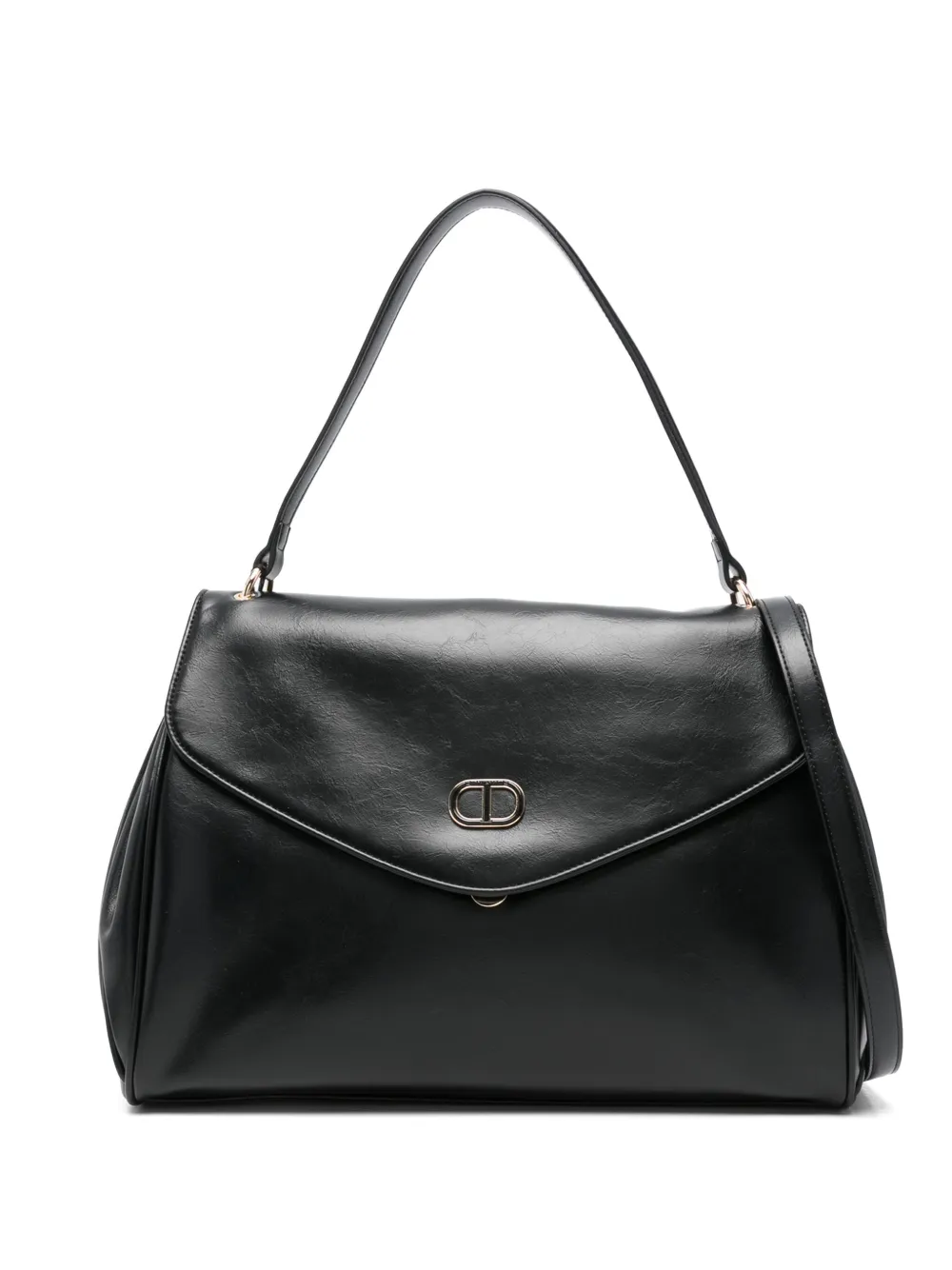 TWINSET logo-plaque tote bag - Nero