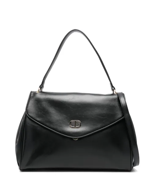 TWINSET logo-plaque tote bag