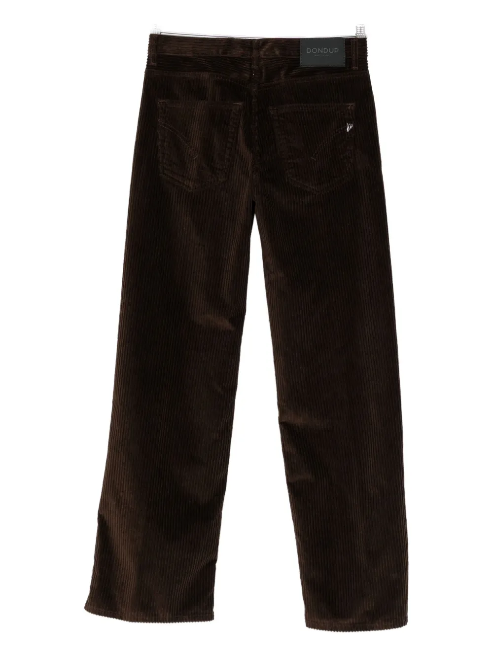 Dondup Buttoned Corduroy Pants In Brown