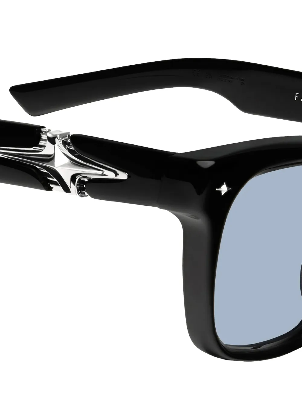 Gentle Monster Fata 01 (BL) bril met vierkant montuur en sterren Zwart