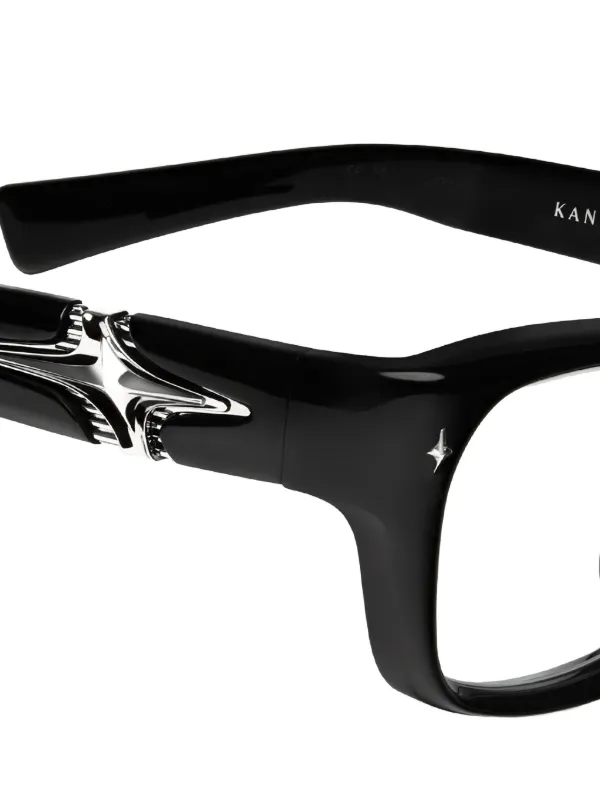 Gentle Monster Kant 01 スター スクエアメガネフレーム | ブラック