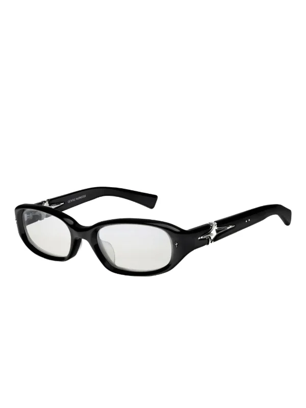 Gentle Monster Kafka 01 star-embellished Glasses | Black | FARFETCH OM