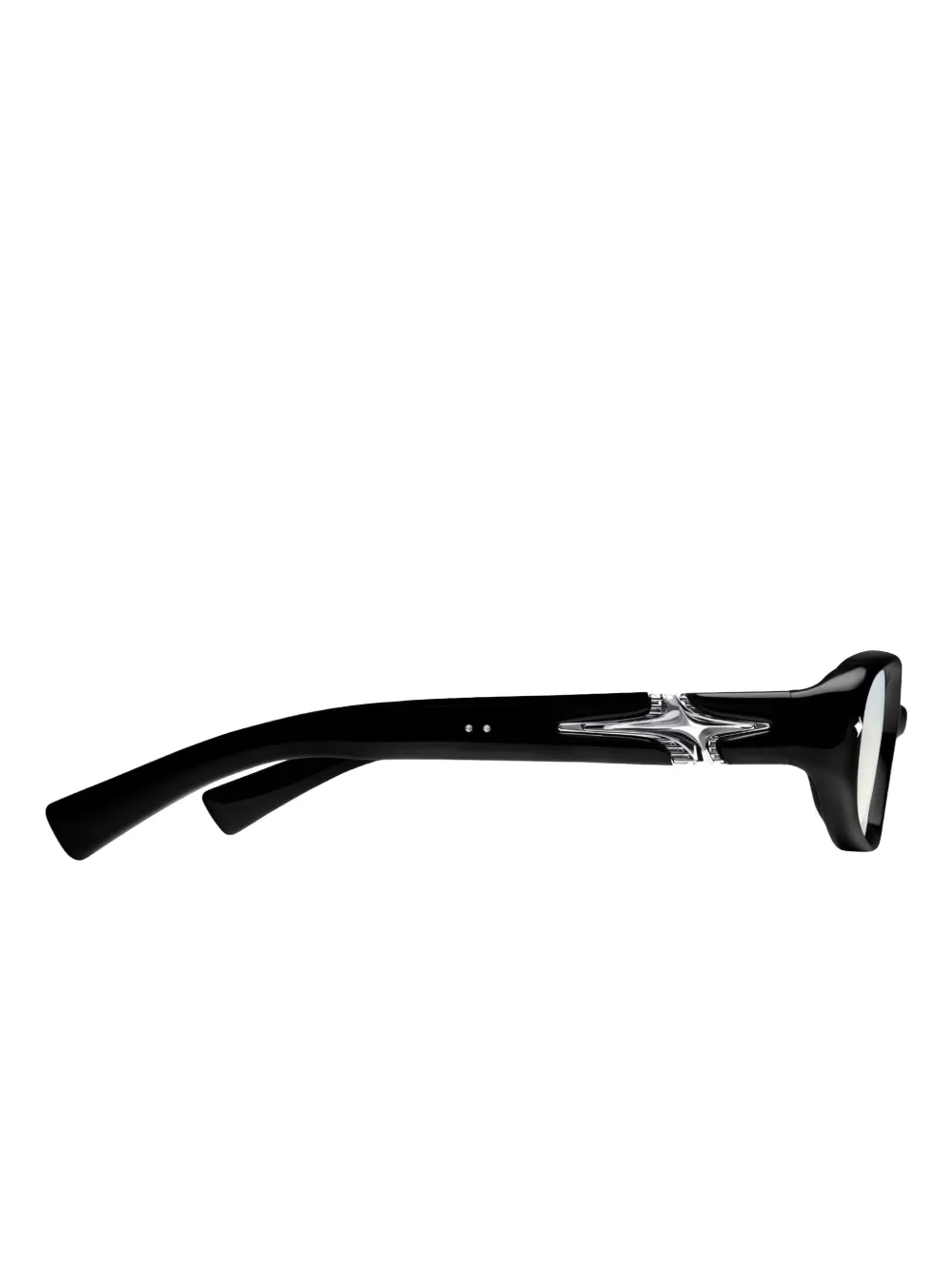 Gentle Monster Kafka 01 bril verfraaid met ster Zwart